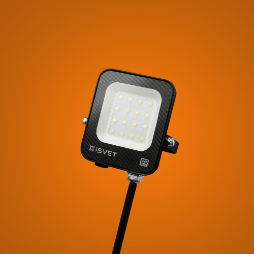 Прожектор светодиодный iSvet USL-106 220В 10Вт 1800Лм 6500K 120° IP65 119х84х26мм картинка 